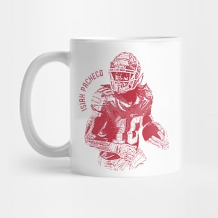 Isiah Pacheco Kansas City Vinatge Mono Mug